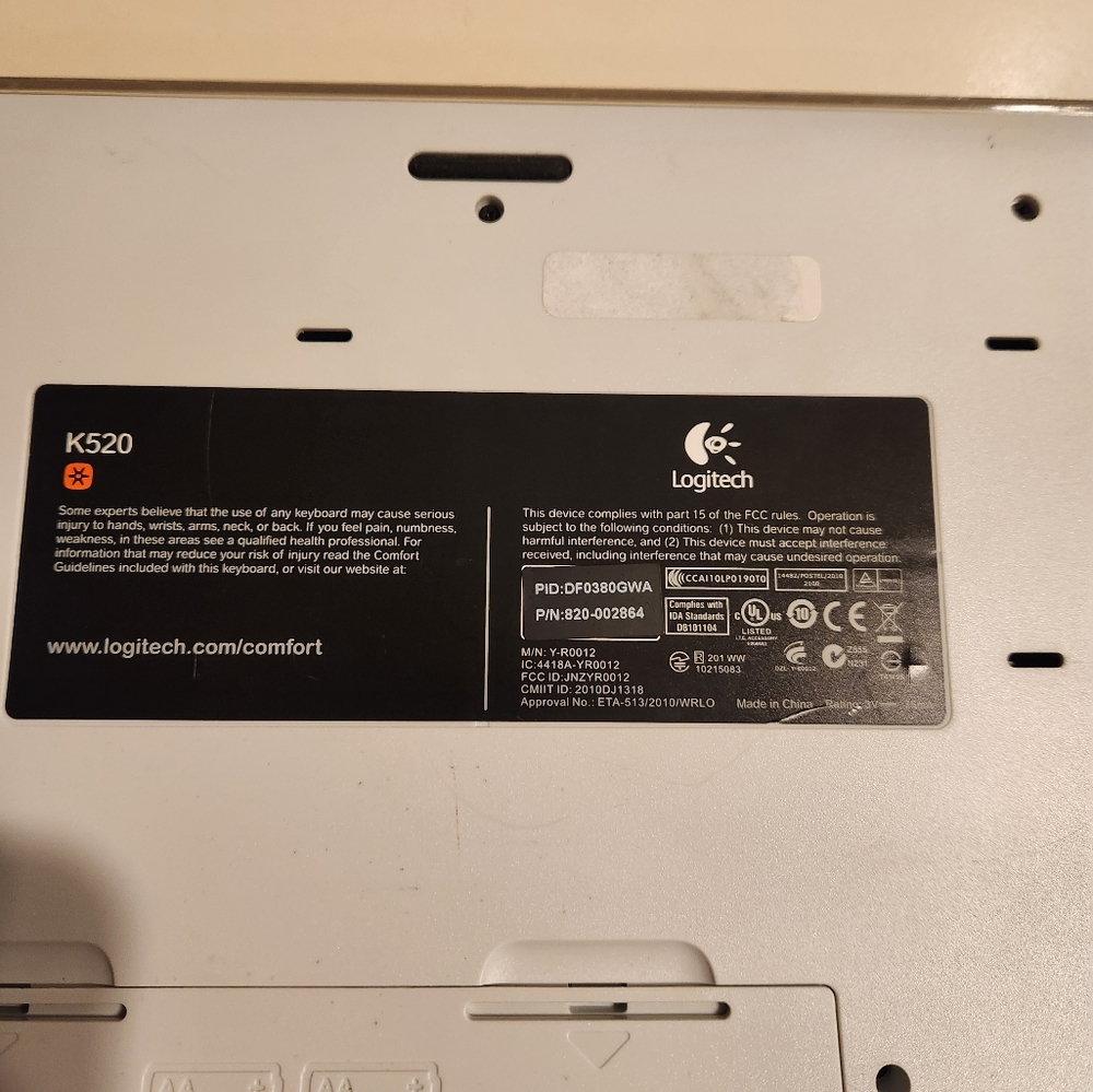 Logitech Wireless Keyboard - Picture 6 of 6